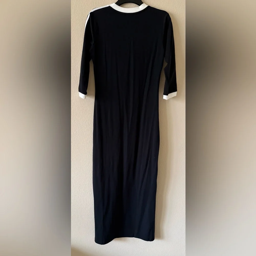 adidas Black Dress with White Stripes - Picture 4 of 4